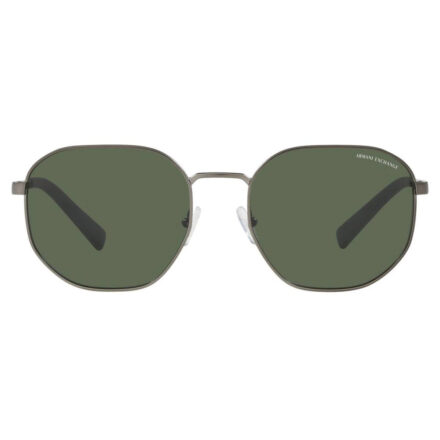 Armani Exchange AX2036S. Unisex γυαλιά ηλίου με γεωμετρικό σχήμα και μεταλλικό σκελετό.